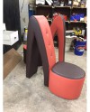 chaussure pouf