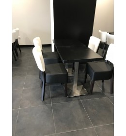 pied ,inox pour table 2 personnes