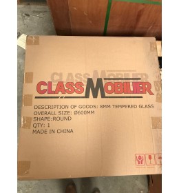 PLATEAU VERRE SECURIT ROND 600mm