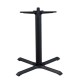 Piètement de table en fonte noir 4 branches