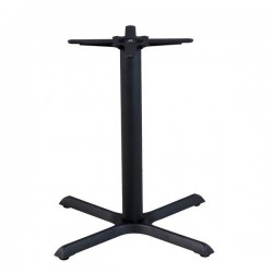 Piètement de table en fonte noir 4 branches