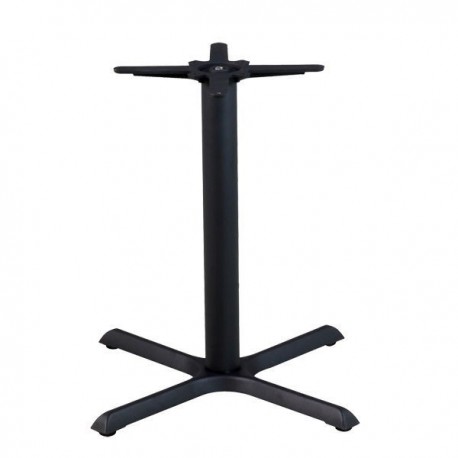 Piètement de table en fonte noir 4 branches