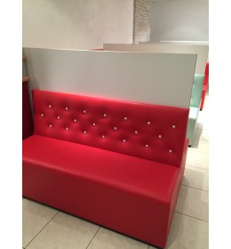 banquette restaurant bicolore