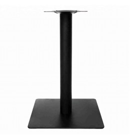 table basse pied inox