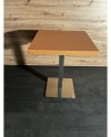 Table complàte pied inox